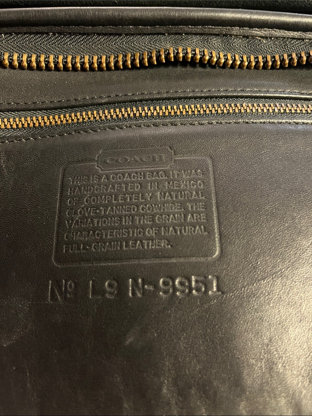 EUC Authentic Vintage Coach Patricia Legacy Cow Leather Handbag/Crossbody 1999 - Picture 7 of 7